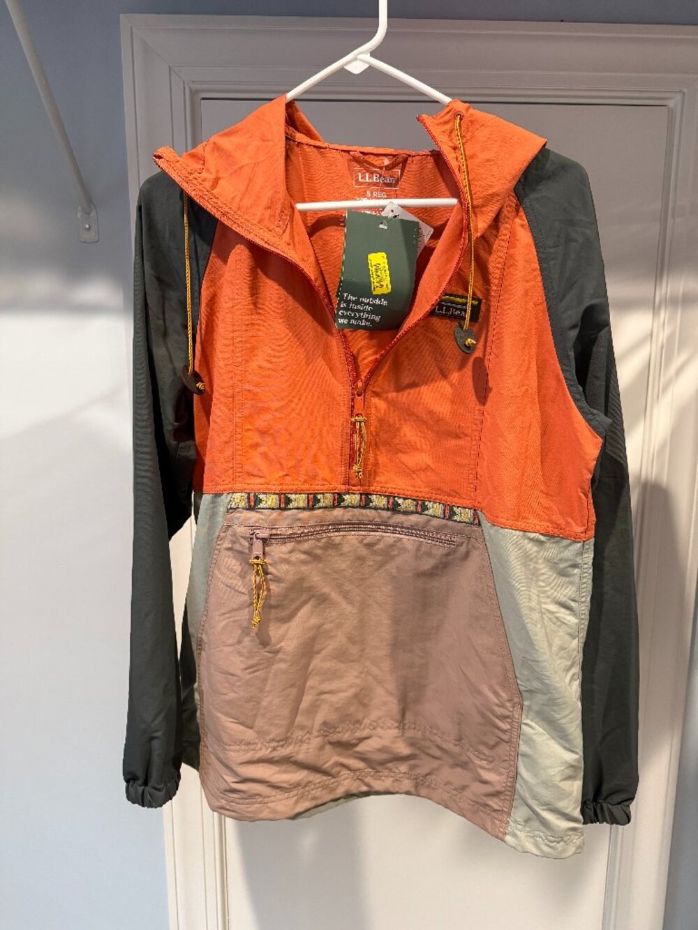 L.L. Bean Women's Mountain Classic Anorak, Multi-Color, Small Regular